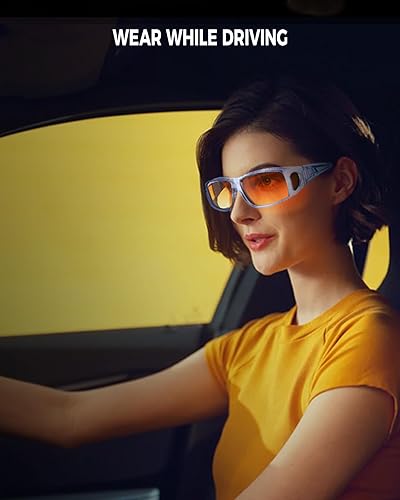 Miniatura 2 de Night Driving Glasses for Men Women Fit Over Sunglasses Anti Glare Polarized HD Night Vision Glasses for Driving