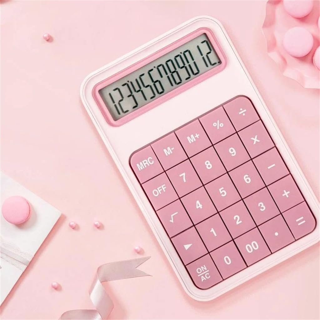 12-bit Desktop Calculator Large Button Tool Suitable for School Student Supplies