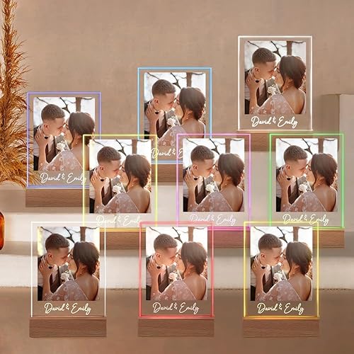 Miniatura 4 de ShineSand Placa personalizada de Spotify con imagen, placa de música acrílica personalizada con foto, regalos personalizados para novio, novia,