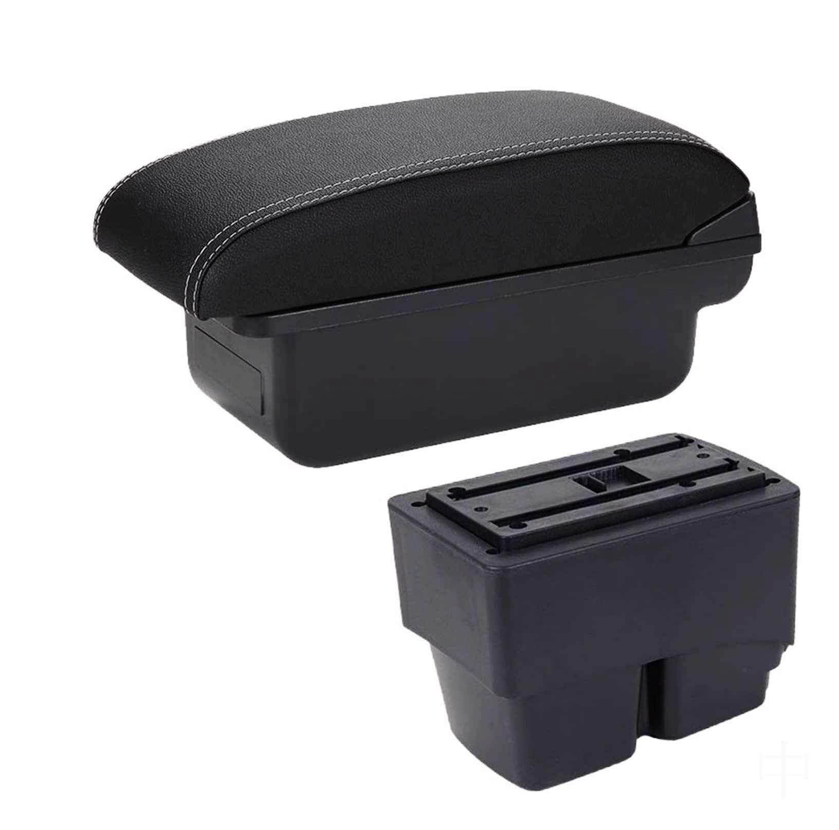 GTDTKGANAK Storage Box For For Fiesta MK7 2009-2017 Center Console Armrest Storage For Box(C3 Nousb)