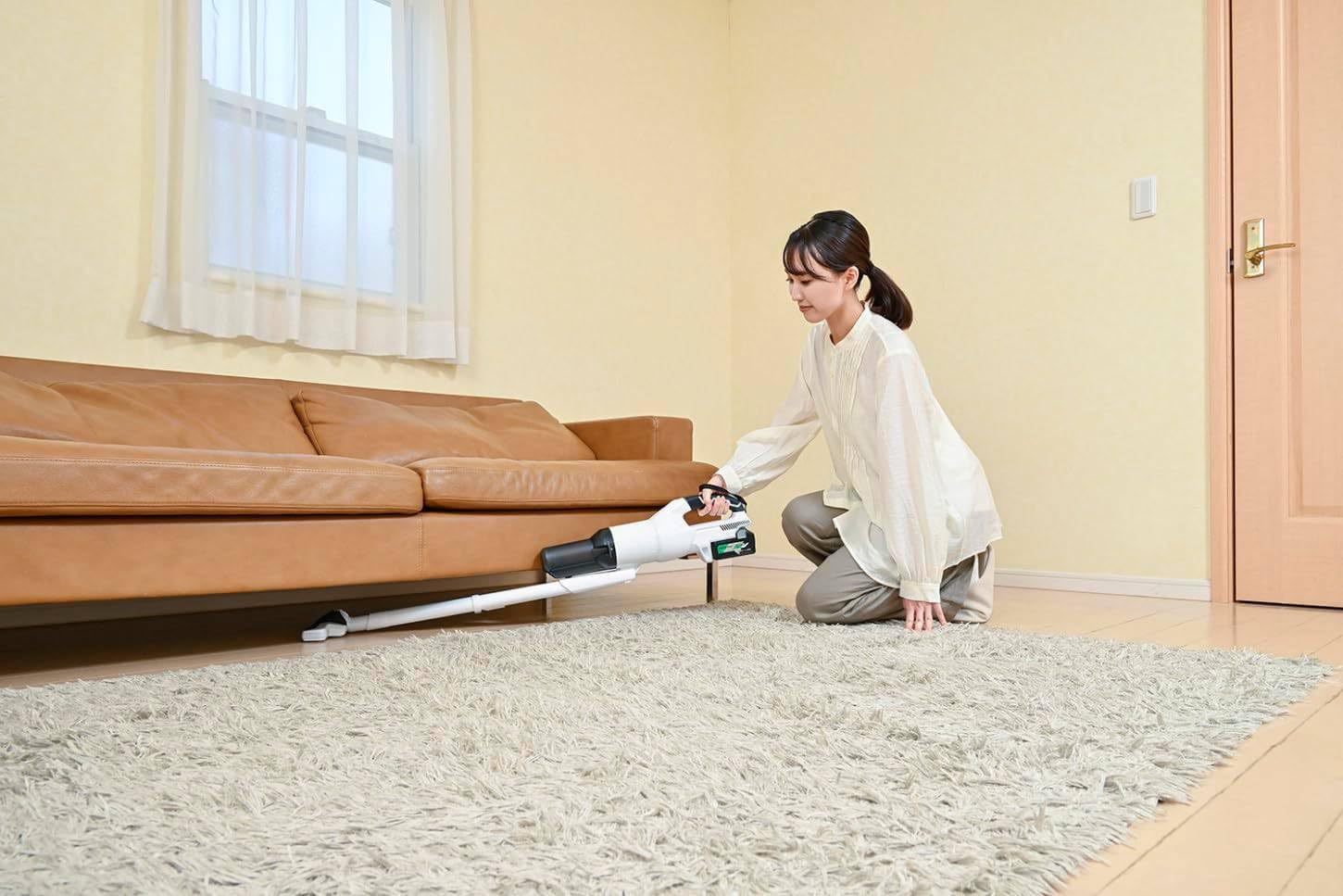 Amazon | 36V 2段サイクロン式 コードレス掃除機 フォレストグリーン