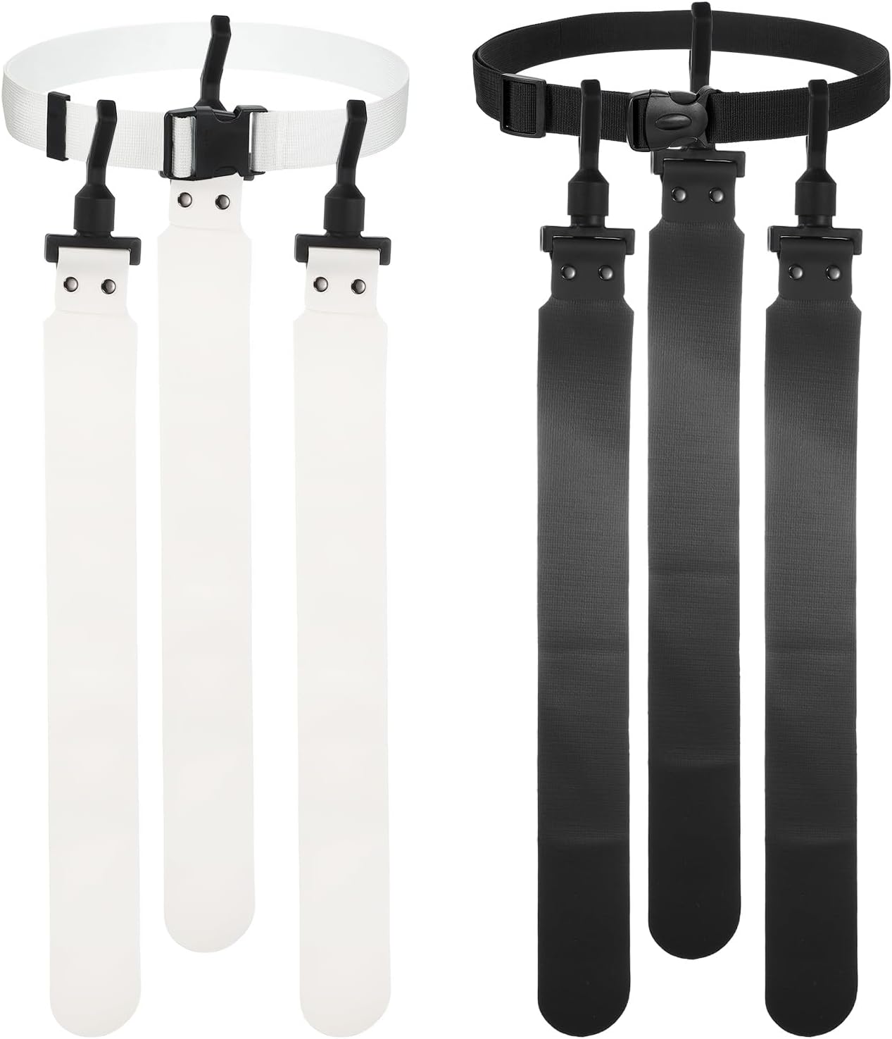 Flag Football Set, Adjustable Flag Football Belt with 1 Belt and 3 Flags Easy Tear Away