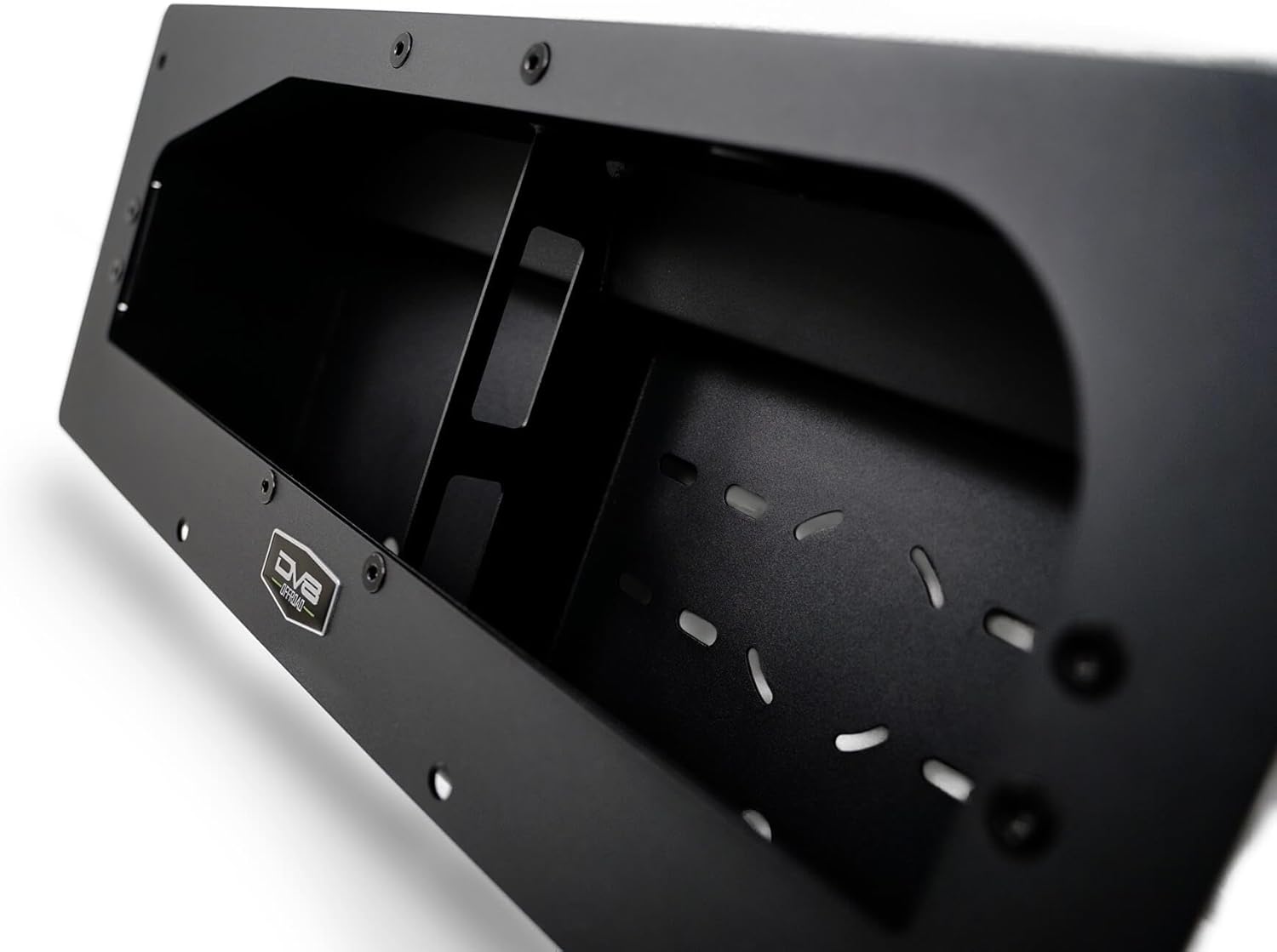 DV8 Offroad Air Compressor Mount & Storage Box for The 2021-2026 Ford Bronco | Designed for ARB Single or Twin Air Compressors | Heat Shield to Reduce Temperatures from Exhaust/Exterior