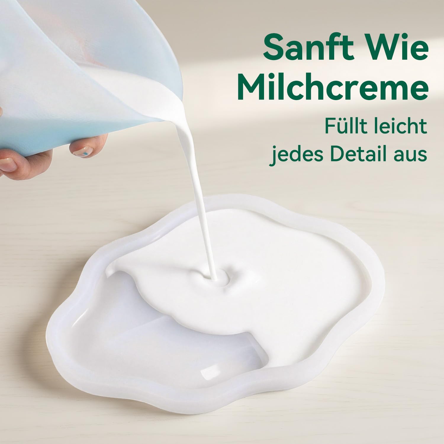 Keramik Gießpulver Weiß 28,8kg, Reliefgießpulver Lufthärtend und Geruchslos | [TESTSIEGER] Extraweiß Gips zum Gießen Natürlich, Giesspulver Weiss für Silikonformen Gießformen, Gießmasse Weiß Ultra