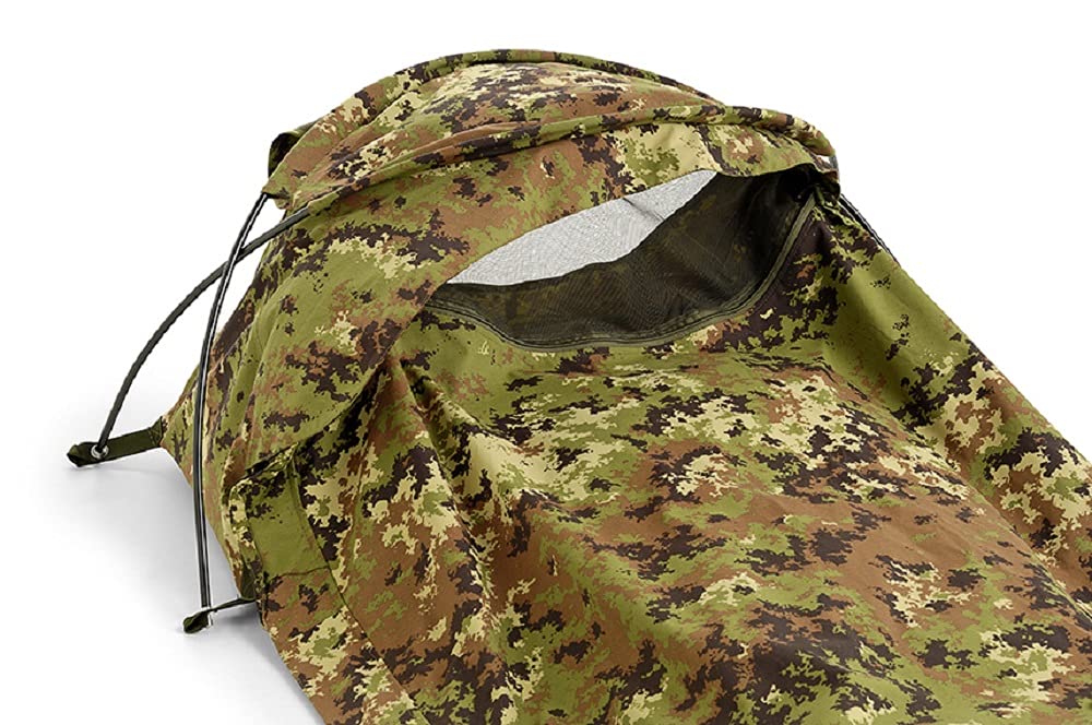 Amazon.com : Bivi Tent + Compression Bag Italian Camo Defcon 5 for