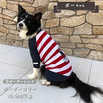 Amazon | 犬服 VERY 盲導犬サポートカバーオール ボーダーネイビー 7号