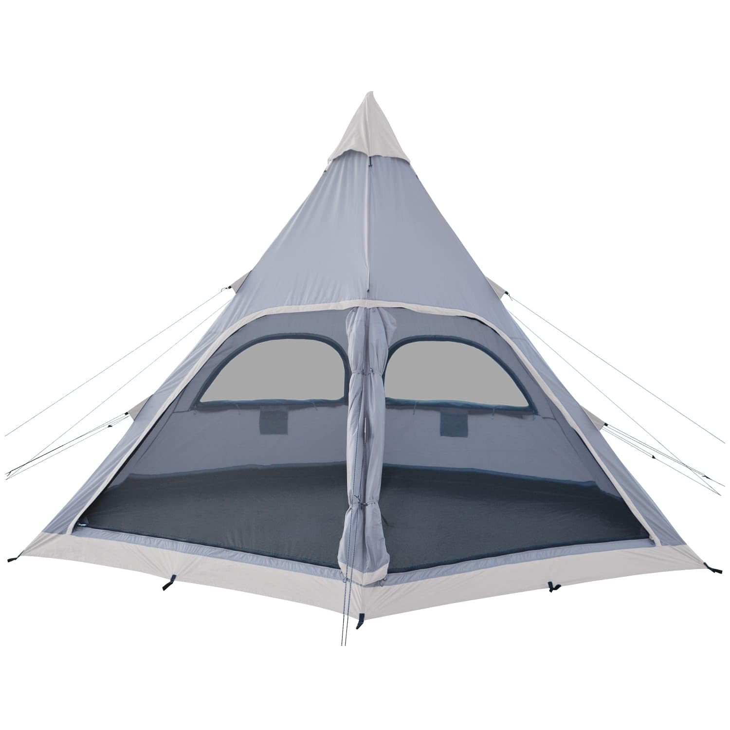 Skandika Tenda da campeggio indiana Tipi Hetta | per 4-6 persone, altezza 2-3 m, pavimento cucito, colonna d'acqua 3000 mm, UV 50+