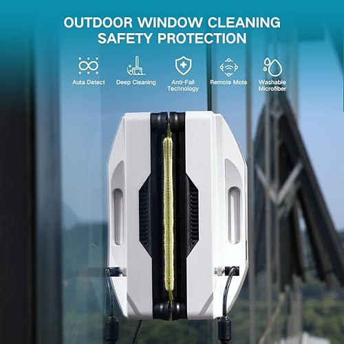 Miniatura 2 de Robot de limpieza de ventanas Spray de agua ultrasónico Máquina de limpieza en seco húmedo Máquina automática inteligente de 3 rutas para limpieza