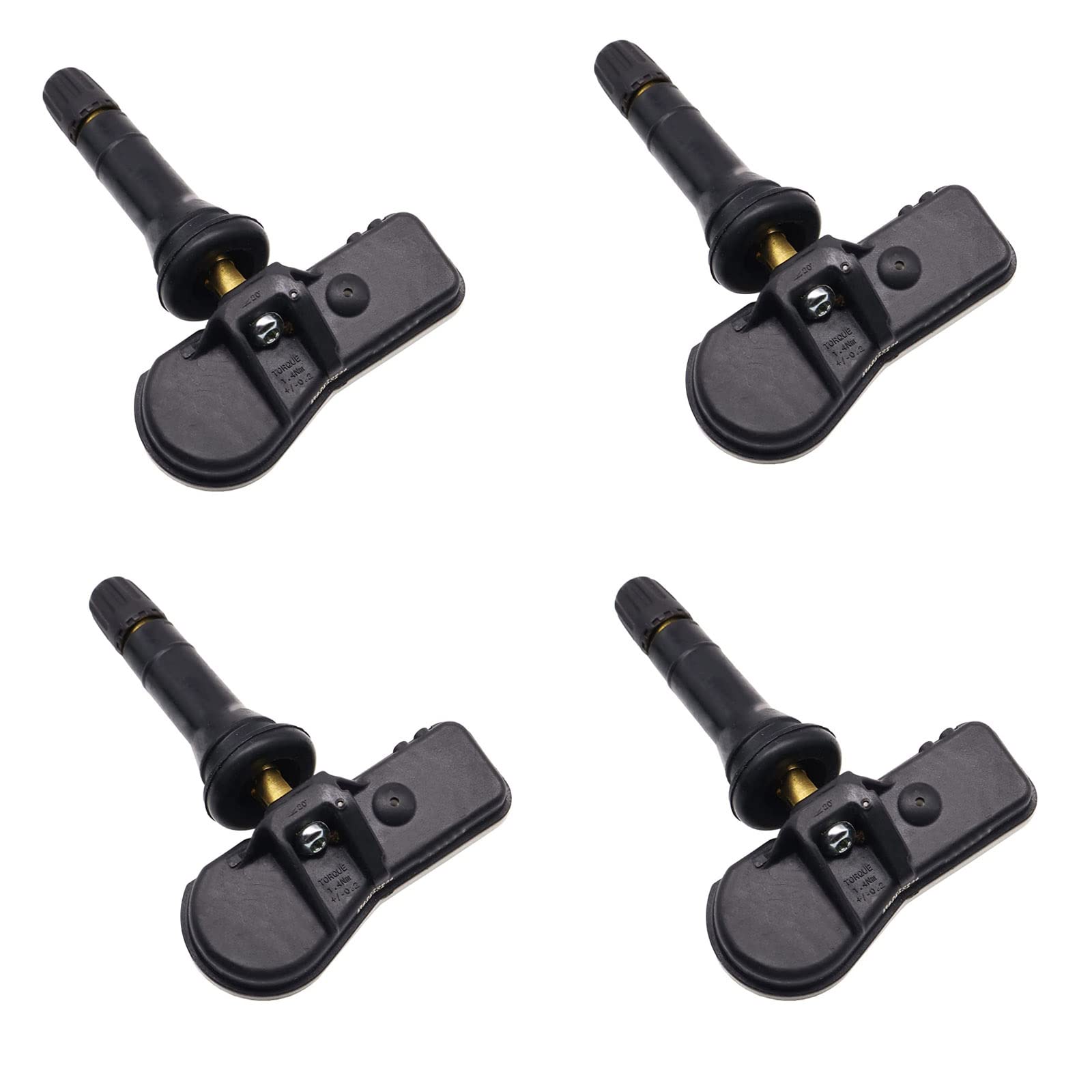 (Lot de 4) Valve Pression des Pneus Avant et Arrière Gauche et Droite compatible pour BERLINGO C-ELYSEE C4 II C5 III DS4 DS5 SCUDO 3008 301 308 II 5008 508 I EXPERT PARTNER RCZ - 9802003680 9811536380