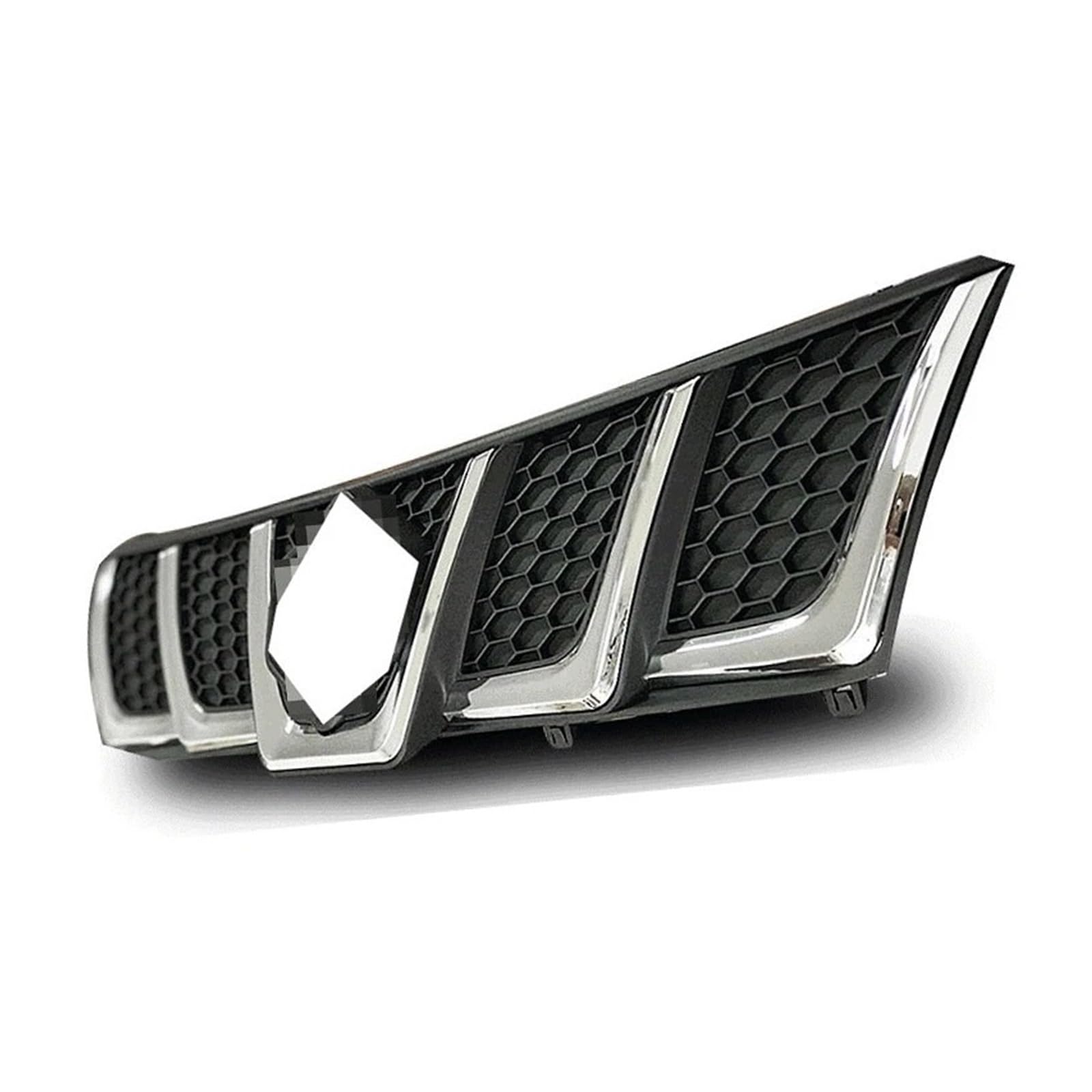 Griglia Anteriore Per Suzuki Per Vitara 2014-2018 Paraurti Anteriore Superiore Griglia Inferiore Griglie Radiatore Sportive Copertura Trim Griglias Anteriores Auto(Chrome)