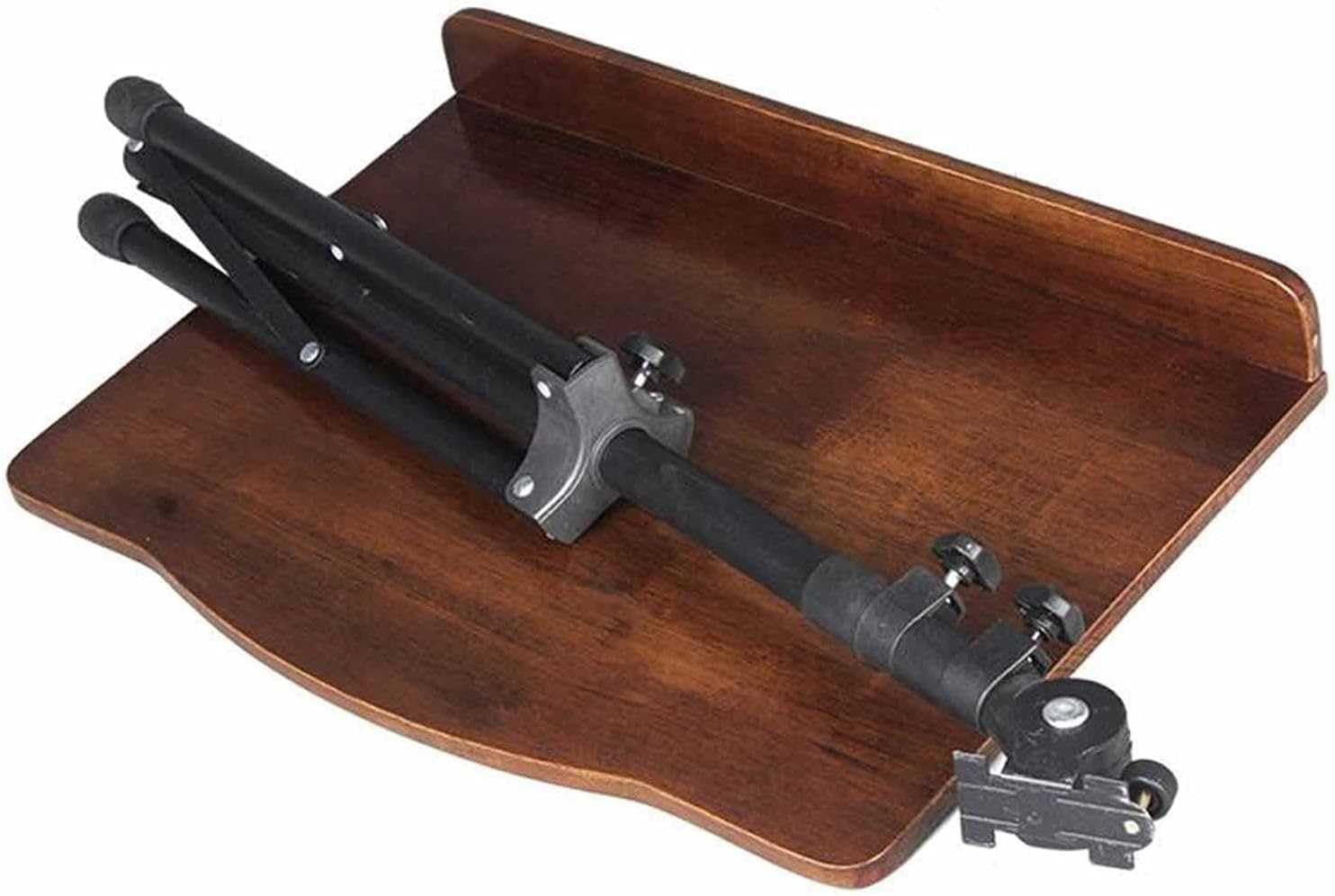 Leggio professionale regolabile in legno, treppiede pieghevole per musicisti, orchestre e gruppi musicali, supporto portatile per spartiti con clip
