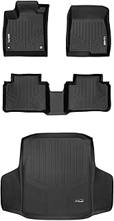 MAXLINER Floor Mats 2 Rows and Cargo Liner Set Black for Honda Accord Sedan (All Models) - coolthings.us