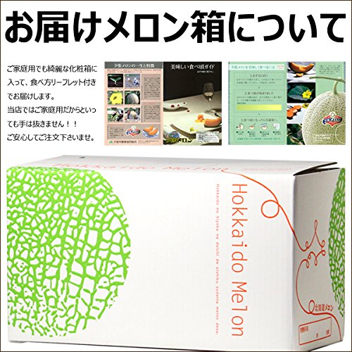 Amazon.co.jp: 北のデリシャス 北海道産 ご家庭用 夕張メロン 2玉 (共
