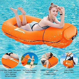 2020 Pool Floats Inflatable Floating Lounger Chair Water Hammock Raft Swimming Ring Pool