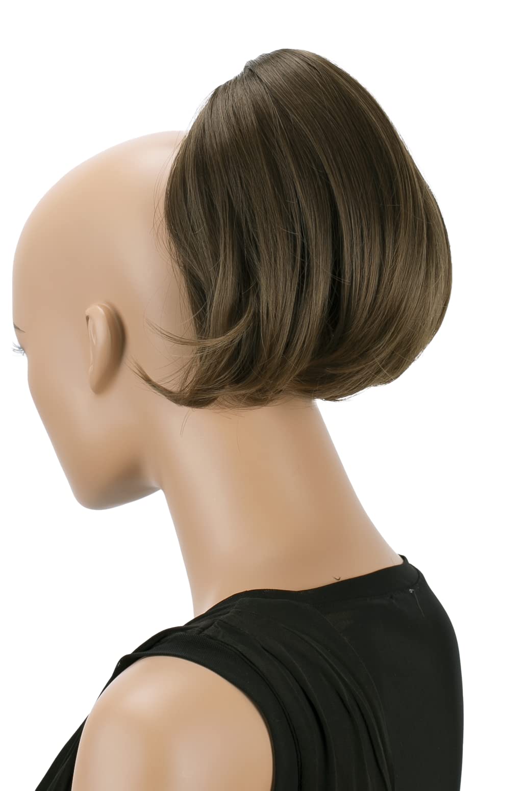 Image of Butterfly bun medium straight hair