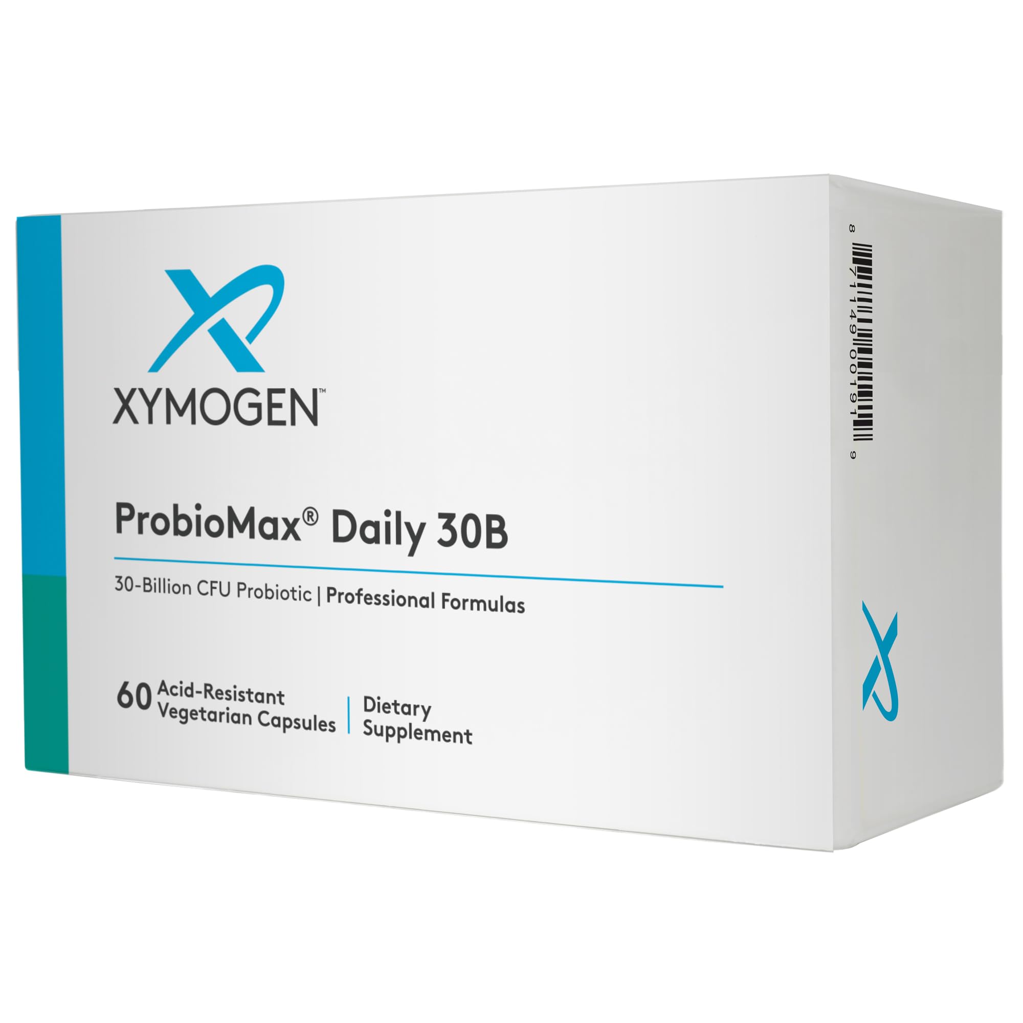 XYMOGENProbioMax Daily 30B - Vegetarian, Dairy & Gluten Free Probiotics for Digestive Health - Women's & Men's Probiotic Nutritional Supplements - Formerly ProbioMax Daily DF (60 Capsules)