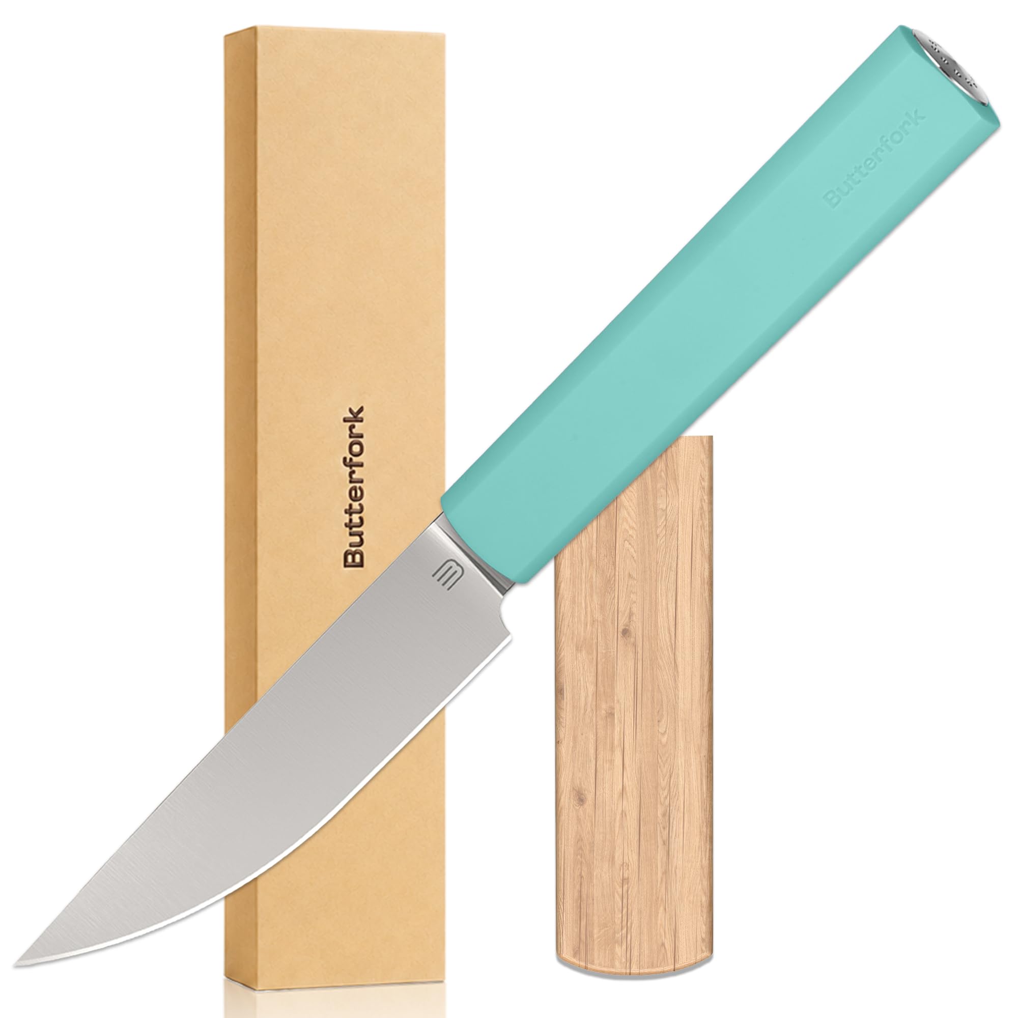 8 Inch Chef Knife, Kitchen Knife with AR-RPM9 Steel & Ergonomic ABS Handle — Amazon image 17