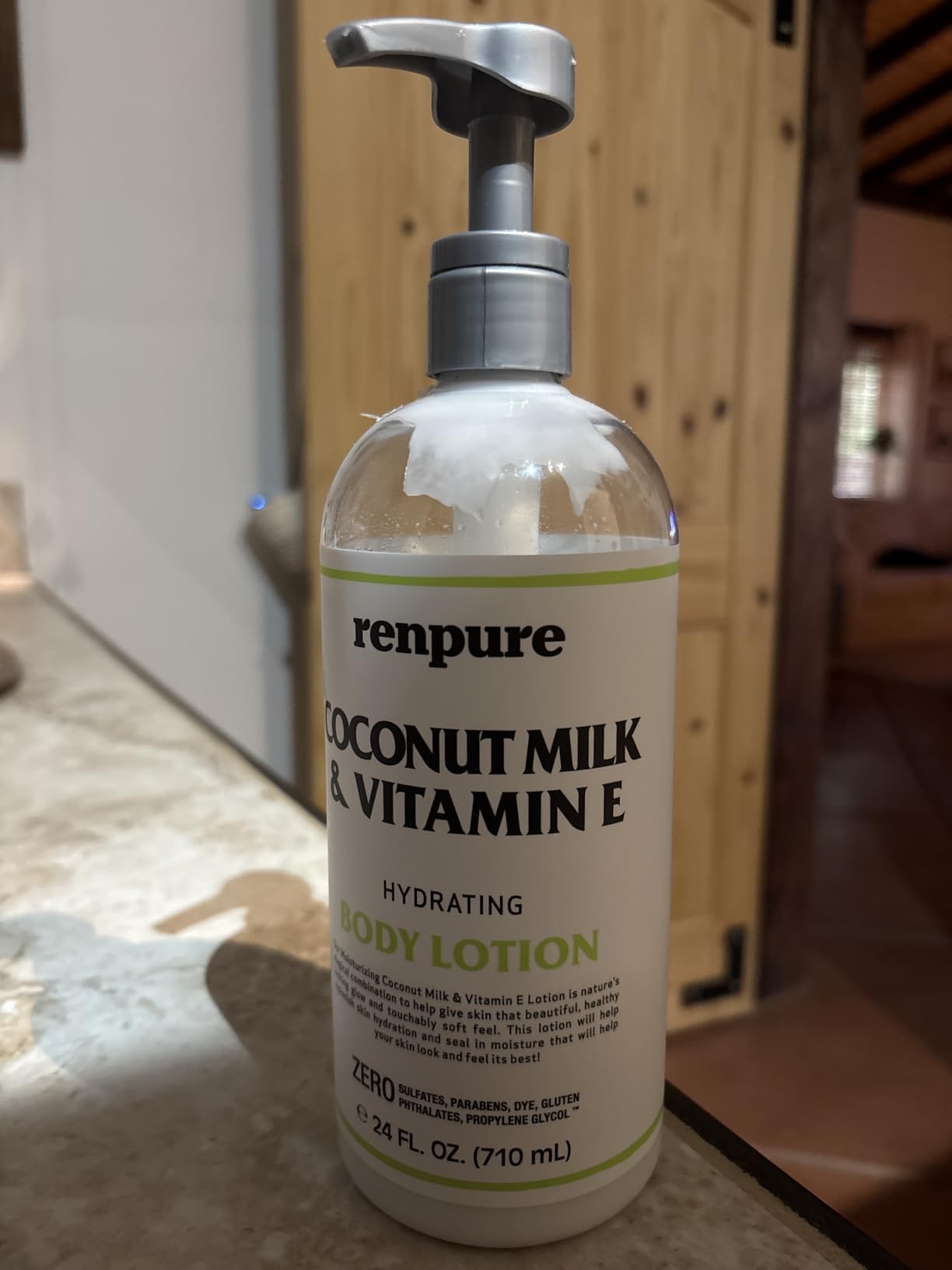 Renpure Originals Coconut Milk & Vitamin E Body Lotion, 24 Ounce