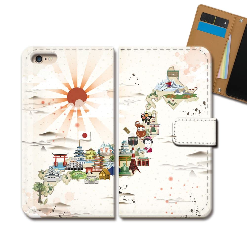 Amazon.co.jp: iPhone6s Plus 5.5 iPhone6sPlus ケース 手帳型 和柄  