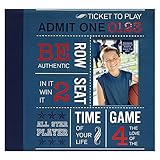 MBI 12x12 Inch Allstars Sports Post Bound Album, Blue (850006)