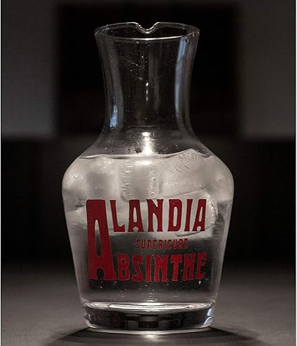 Miniatura 5 de Gotero de garrafa de absenta vintage  Vidrio soplado en la boca (sin costura)  Diseño clásico del siglo XIX