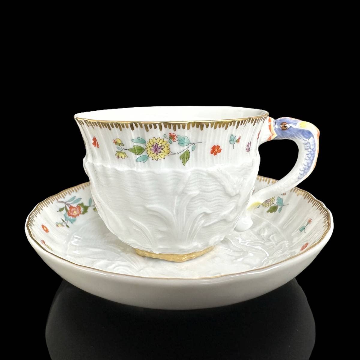 Amazon | Meissen マイセン スワンサービス カップ＆ソーサー 1級品 