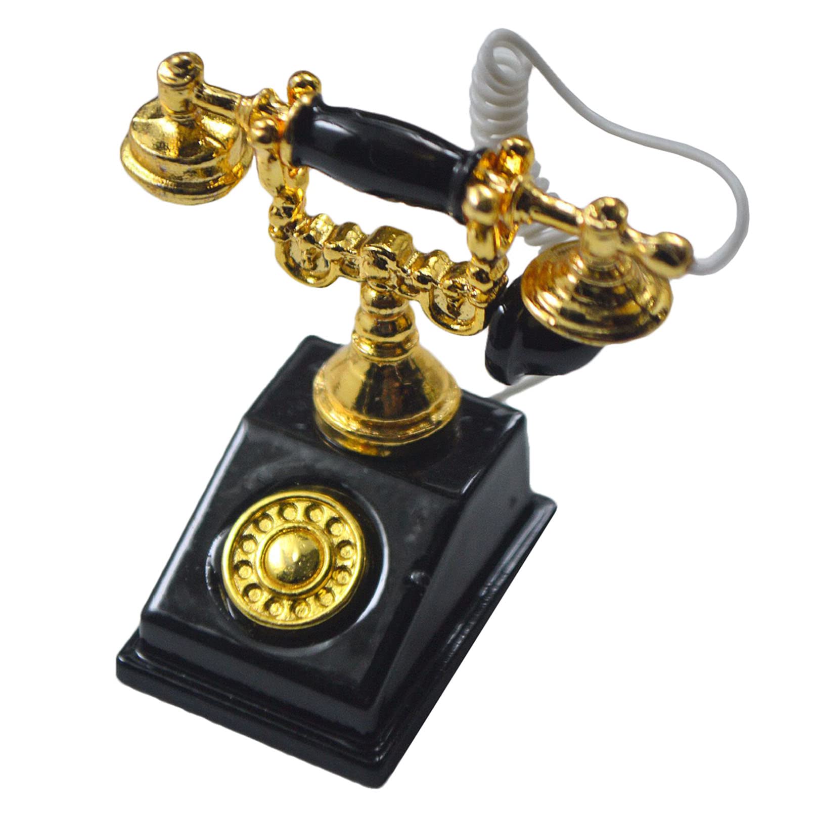 Téléphone fixe classique pour décorer un bureau vintage ou un comptoir de café rétro