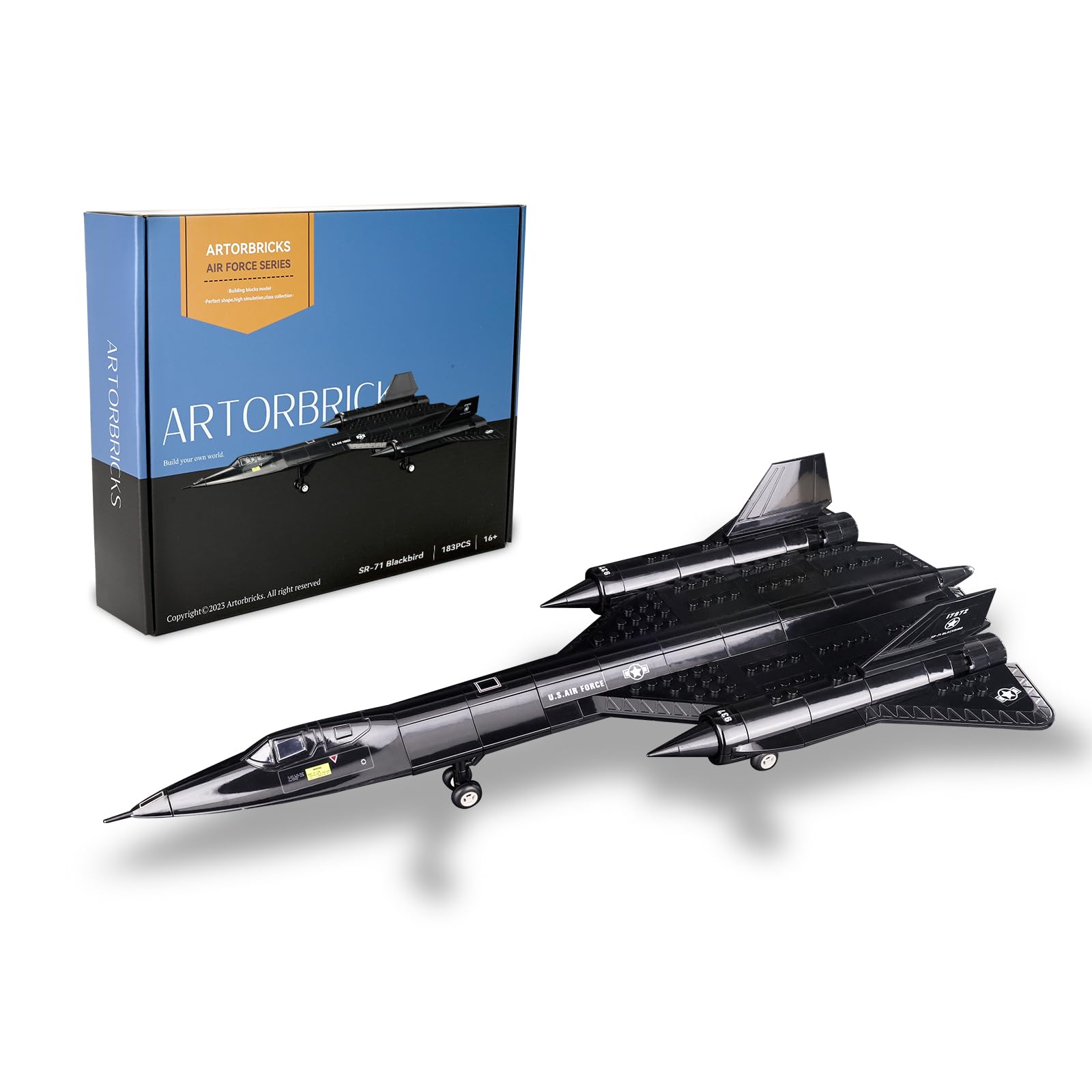 Amazon.com: ArtorBricks SR-71 Reconnaissance Blackbird Airplane