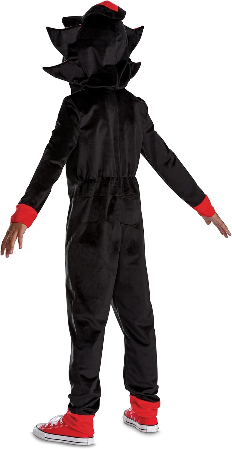 Disguise Sonic 3 Shadow Costume, Official Sonic Movie 3 Costume for Kids, Large (10-12)