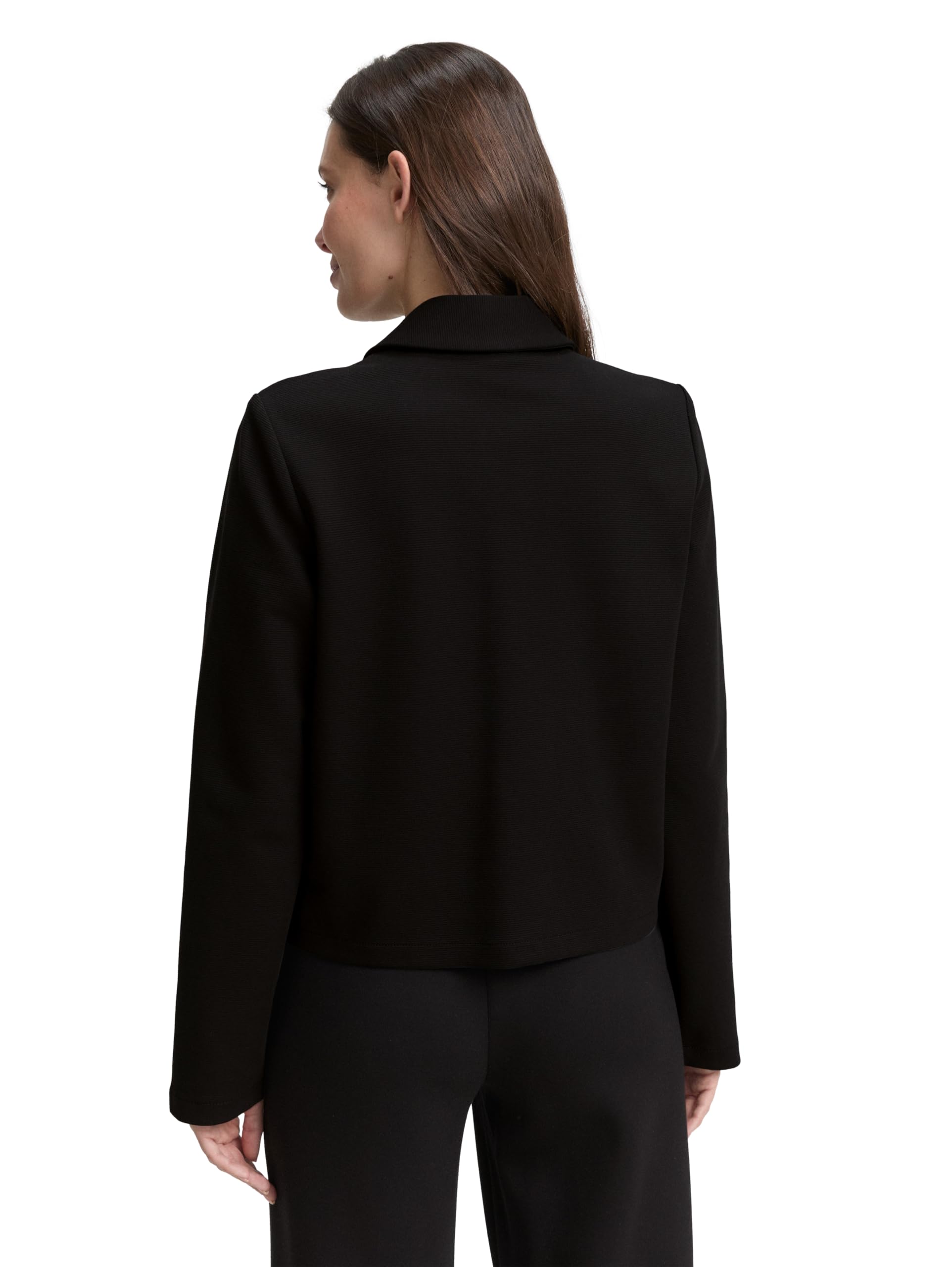Tom Tailor Damen Regular Fit Jacke mit Reißverschluss