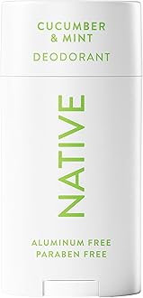 Native (Cucumber & Mint) - Deodorant Natural Deodorant for Women and Men, Aluminium Free with Baking Soda, Probiotics, Coconut Oil and Shea Butter Cucumber & Mint