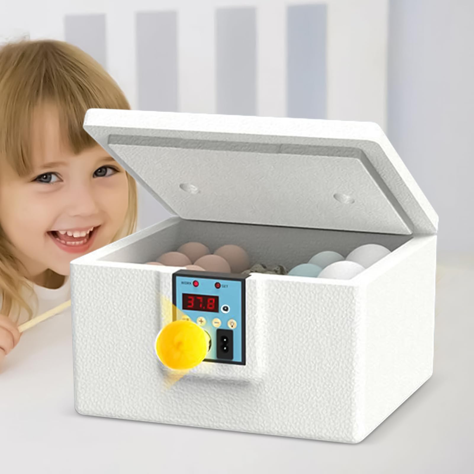 Brutapparate Für Hühner Eier Ausbrüten | Wachteleier Inkubator Mit Schierfunktion,Automatisches Brut System Für Hühner Enten Wachteln Geflügelzucht