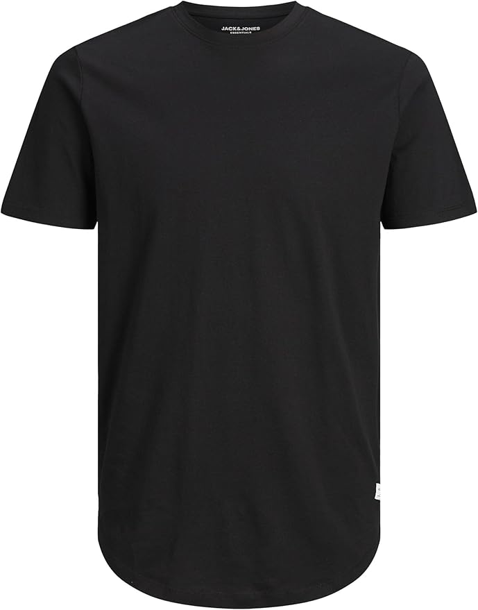JACK & JONES Camiseta básica de Manga Corta Hombre de Talla Grande Cuello Redondo JJENOA