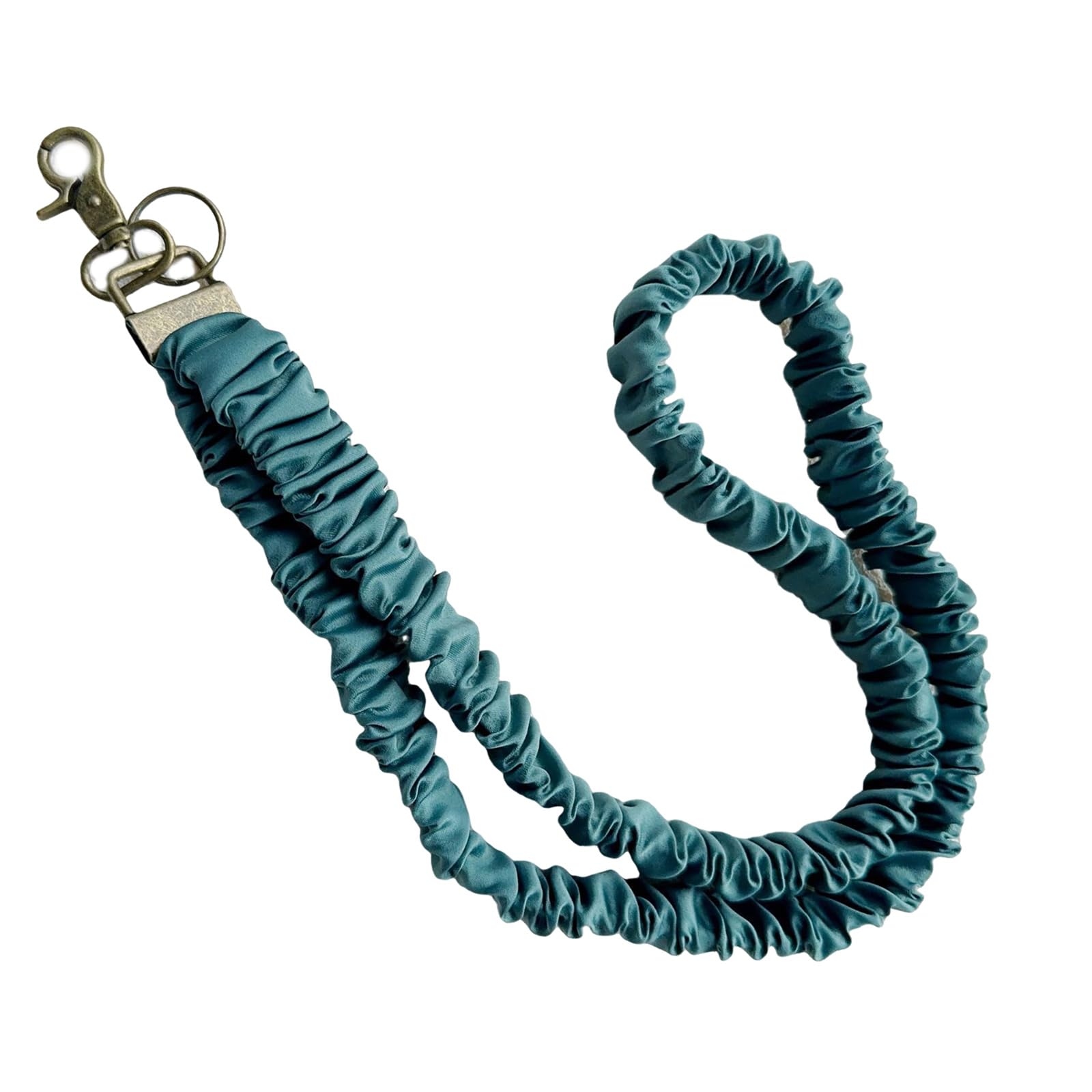 Elastic Lanyard For Badge Card Holder Key Holder Phone Keychain Neck Lanyard For Student Teachers Nurses Office Workers Stretchy Scrunchie Lanyard For Badges