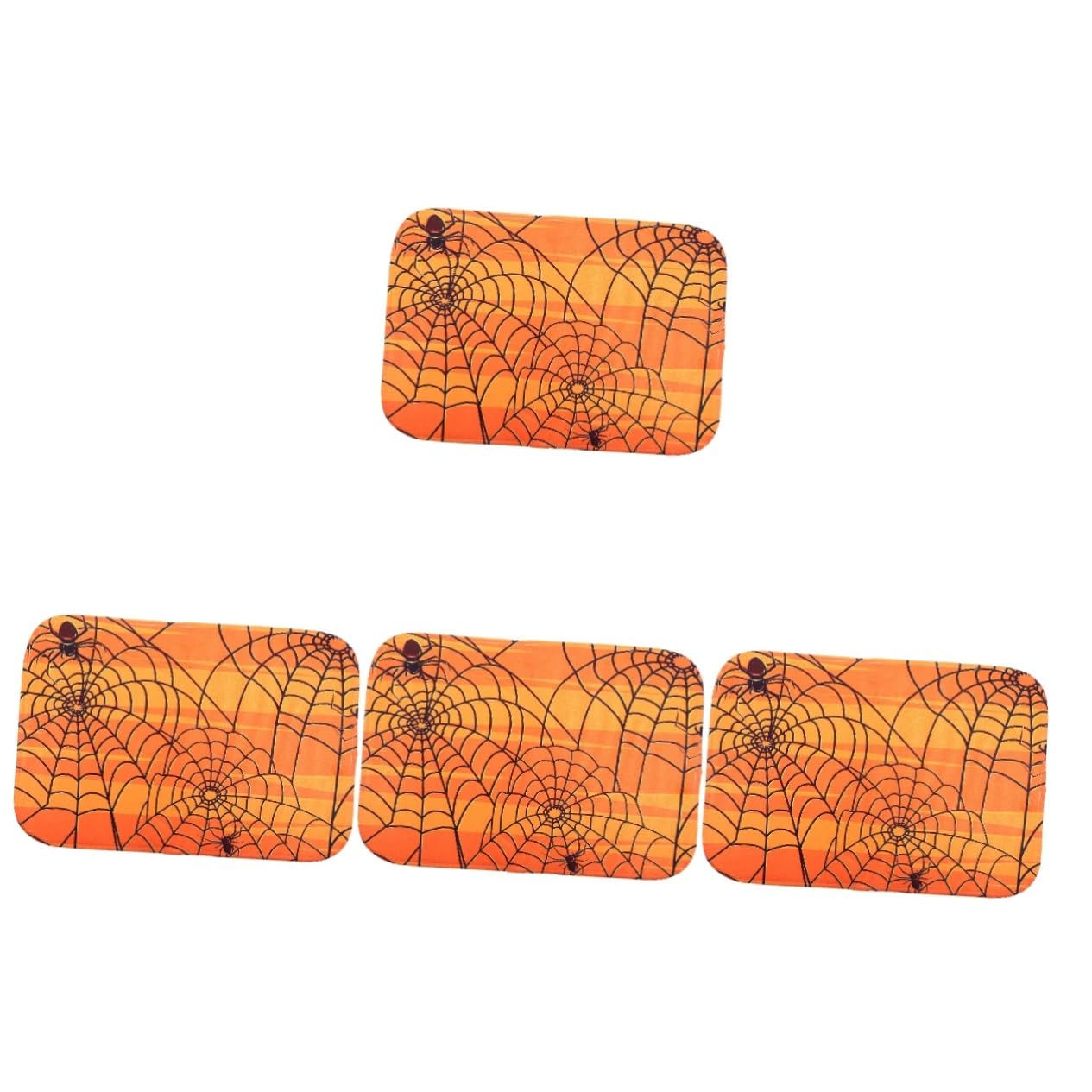 Tapis de porte Halloween antidérapant décoratif cuisine entrée lot de 4 pièces