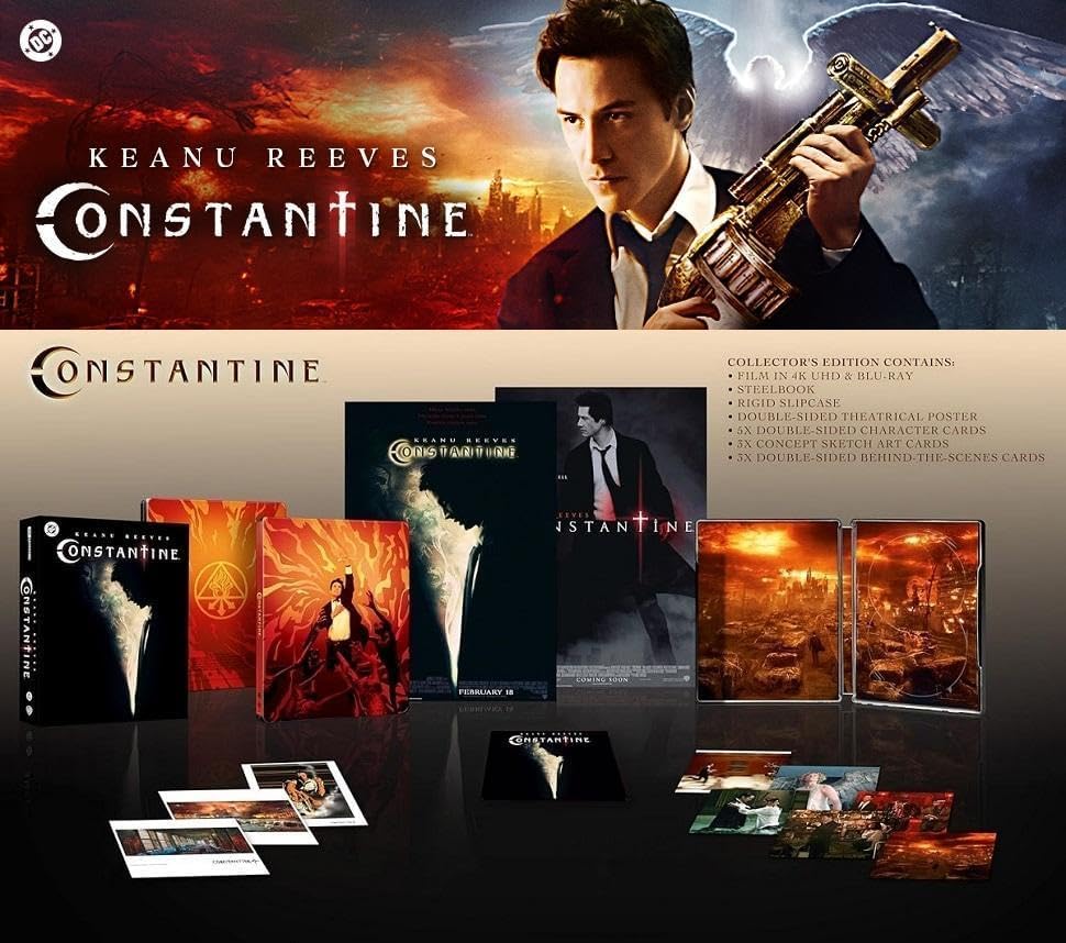 『コンスタンティン』スチールブック 4K UHD 輸入盤【日本語あり】【新品】 限定豪華版] コンスタンティン スチールブック仕様 4K UHD BOX