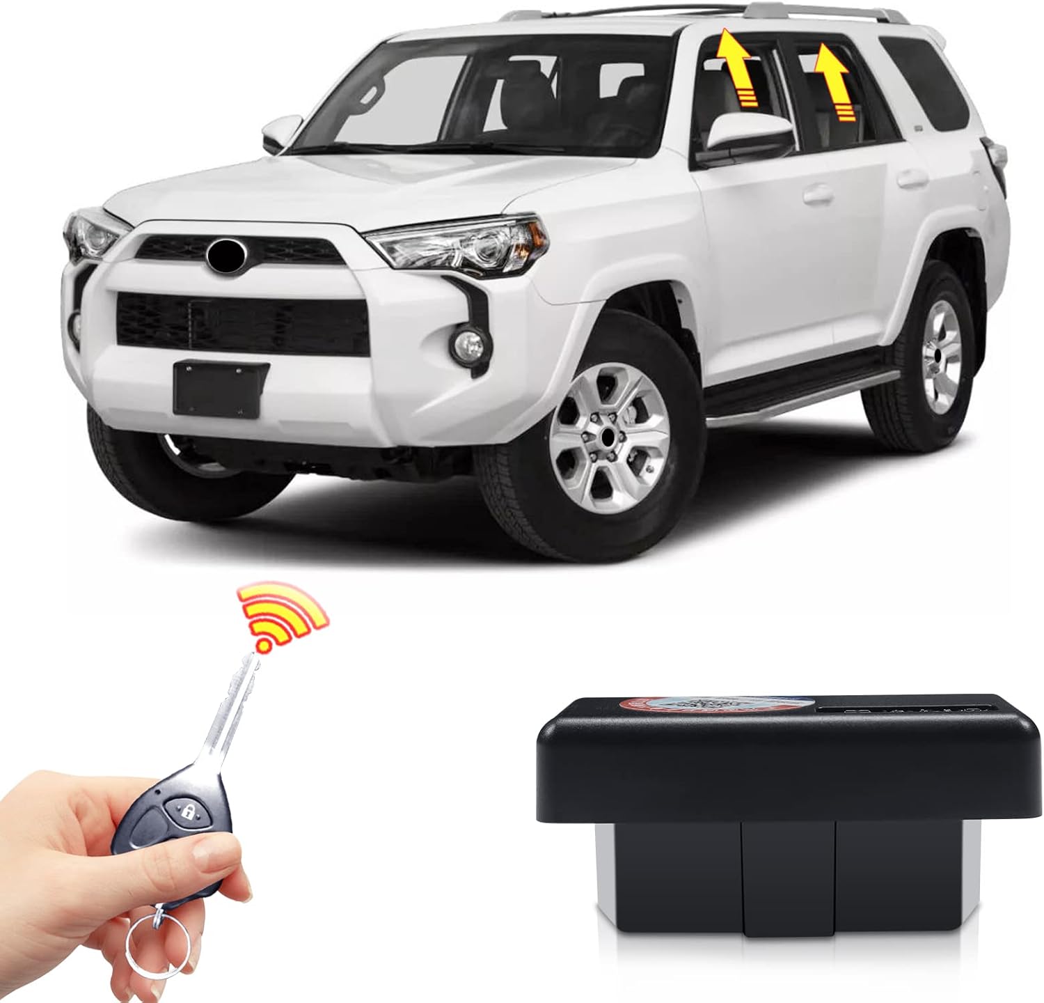 Remote Auto Window Open Closer + Door Speed Lock Kit OBD