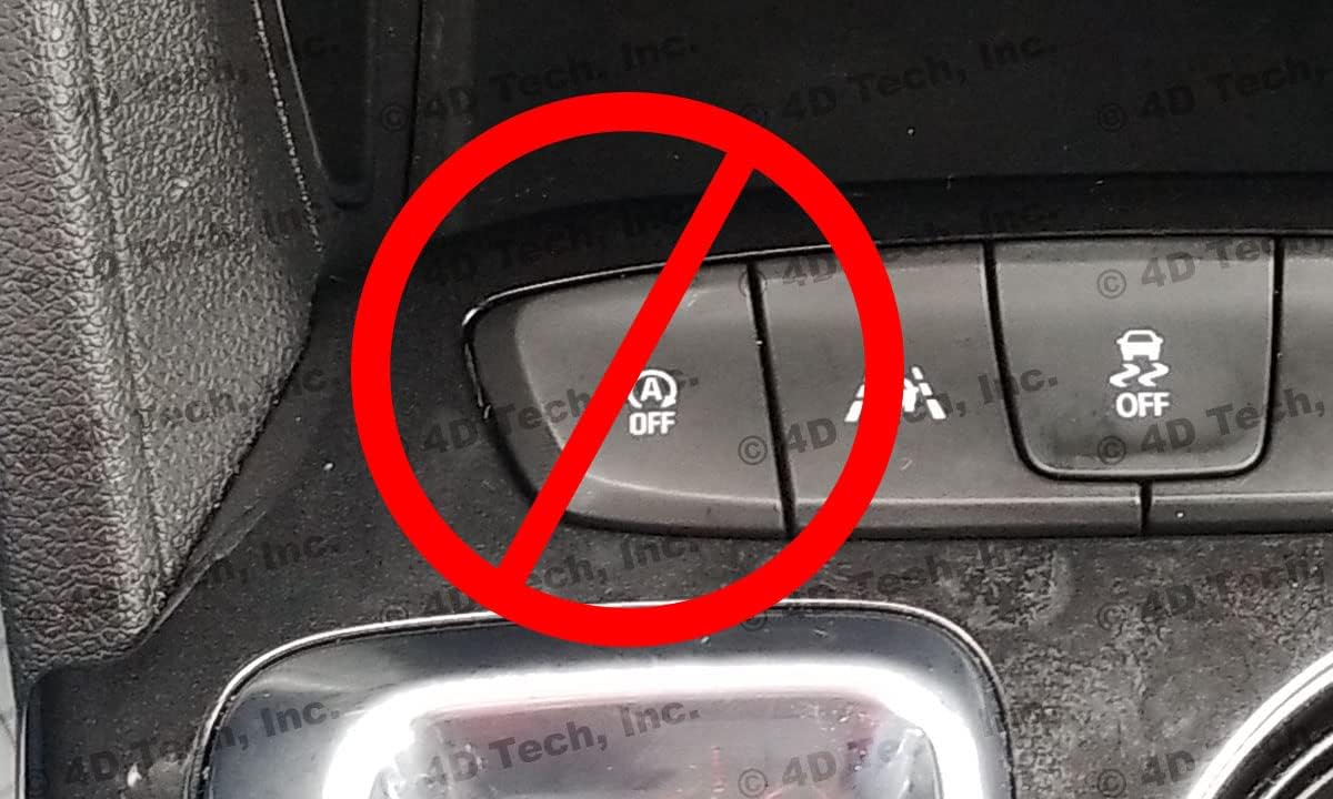 4D Tech Auto Start Stop Eliminator - Easy-Install Autostop Eliminator Made for 2024-2026 Buick Envista - Compatible Buick Envista Accessories