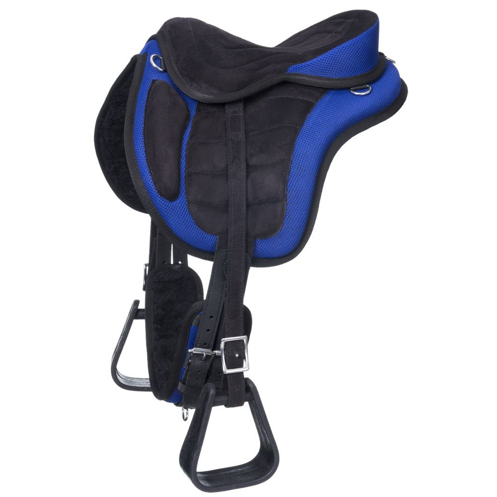 Tough 1 Treeless Endurance Saddle 12in Royal Blue