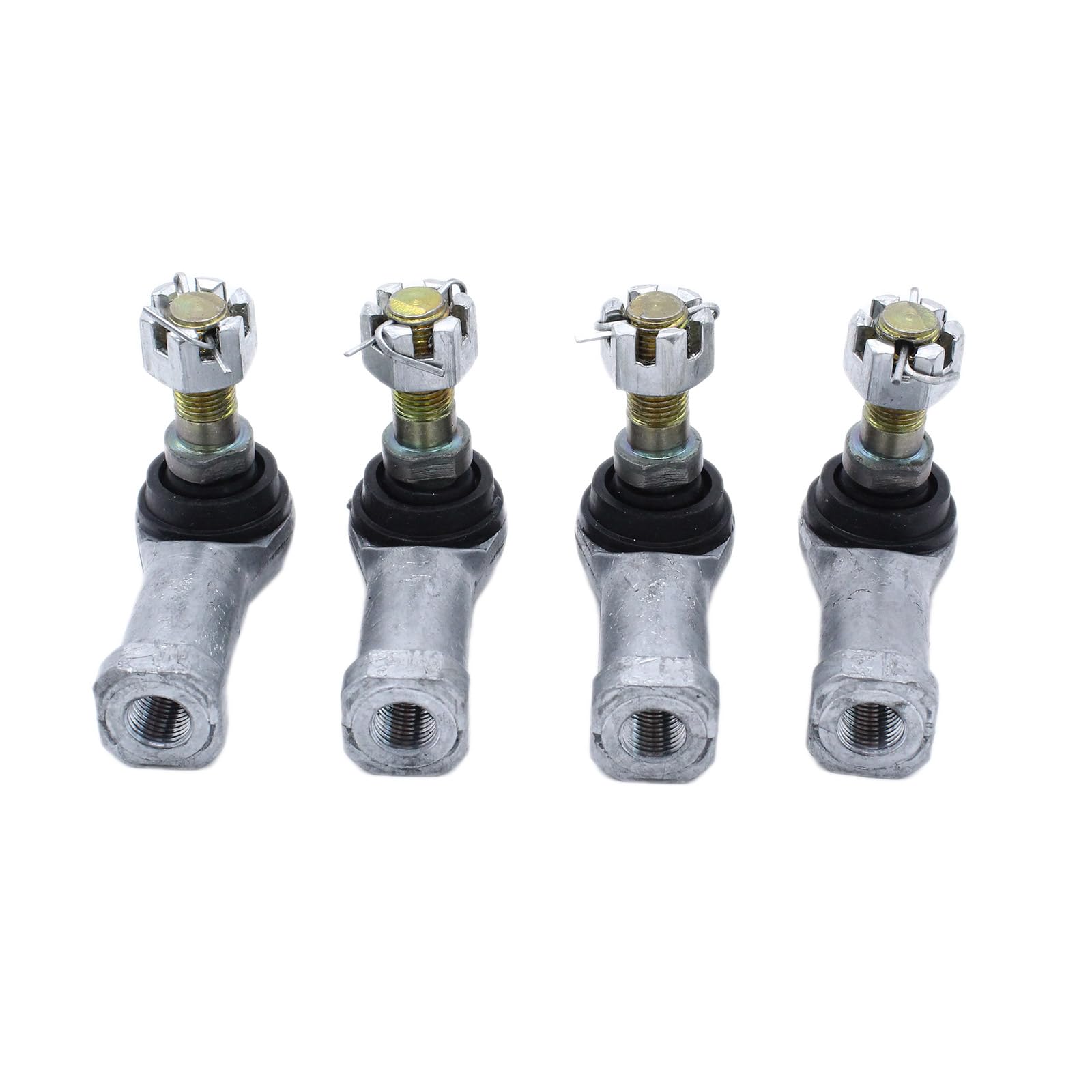 Kit estremità Tirante Giunto Sferico per 53157-HN8-003 -HM5-A11 -HC4-53158-HP0-A01 -HN8- -HM5-A11 4 Kit estremità Tirante ATV Veicoli da Spiaggia Giunti Sferici Parti della Bici Durata