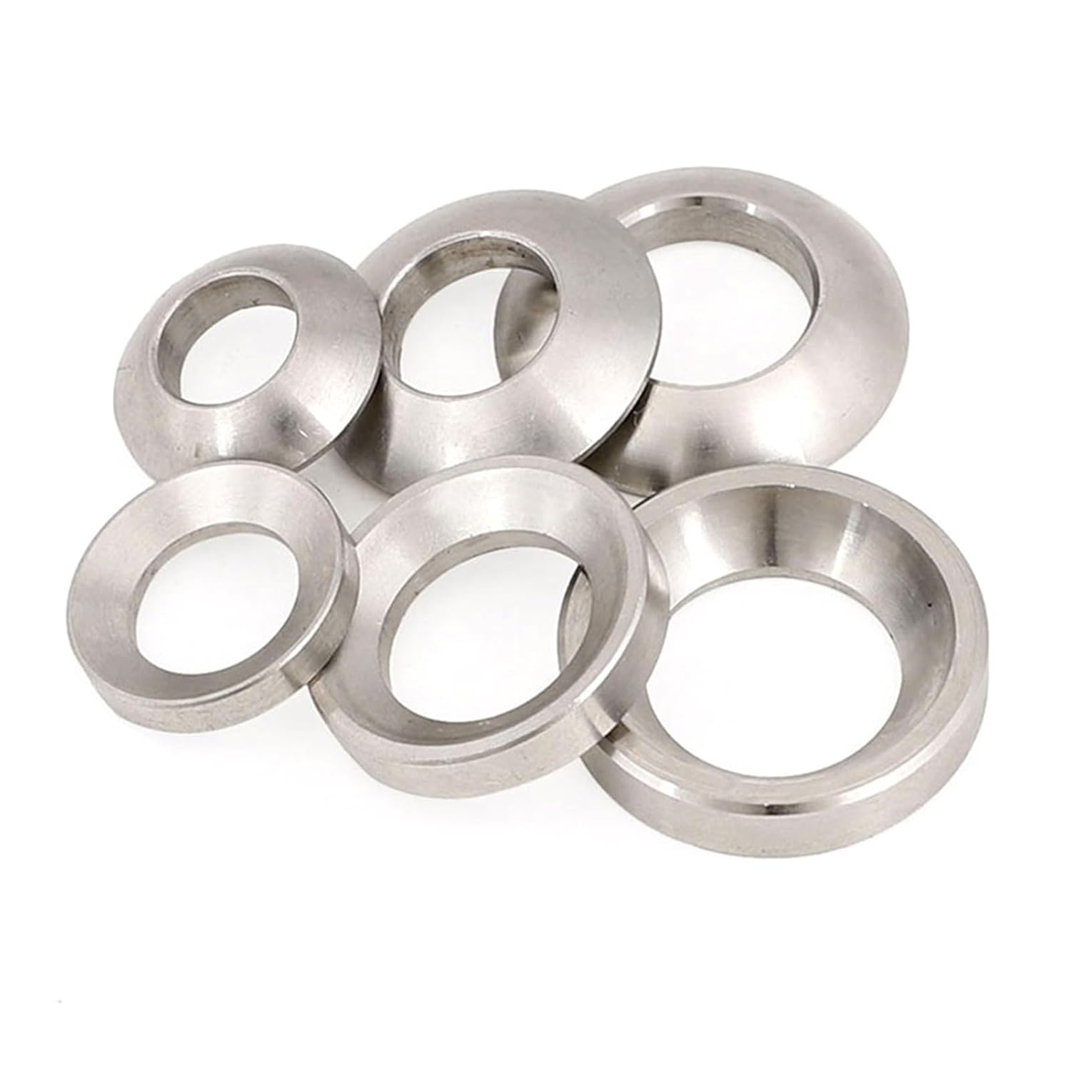 Washer Countersunk Washer M6 M8 M10 M12 M16 M20 M24 Conical Solid Countersunk Washer 304 Stainless Steel Spherical Gasket