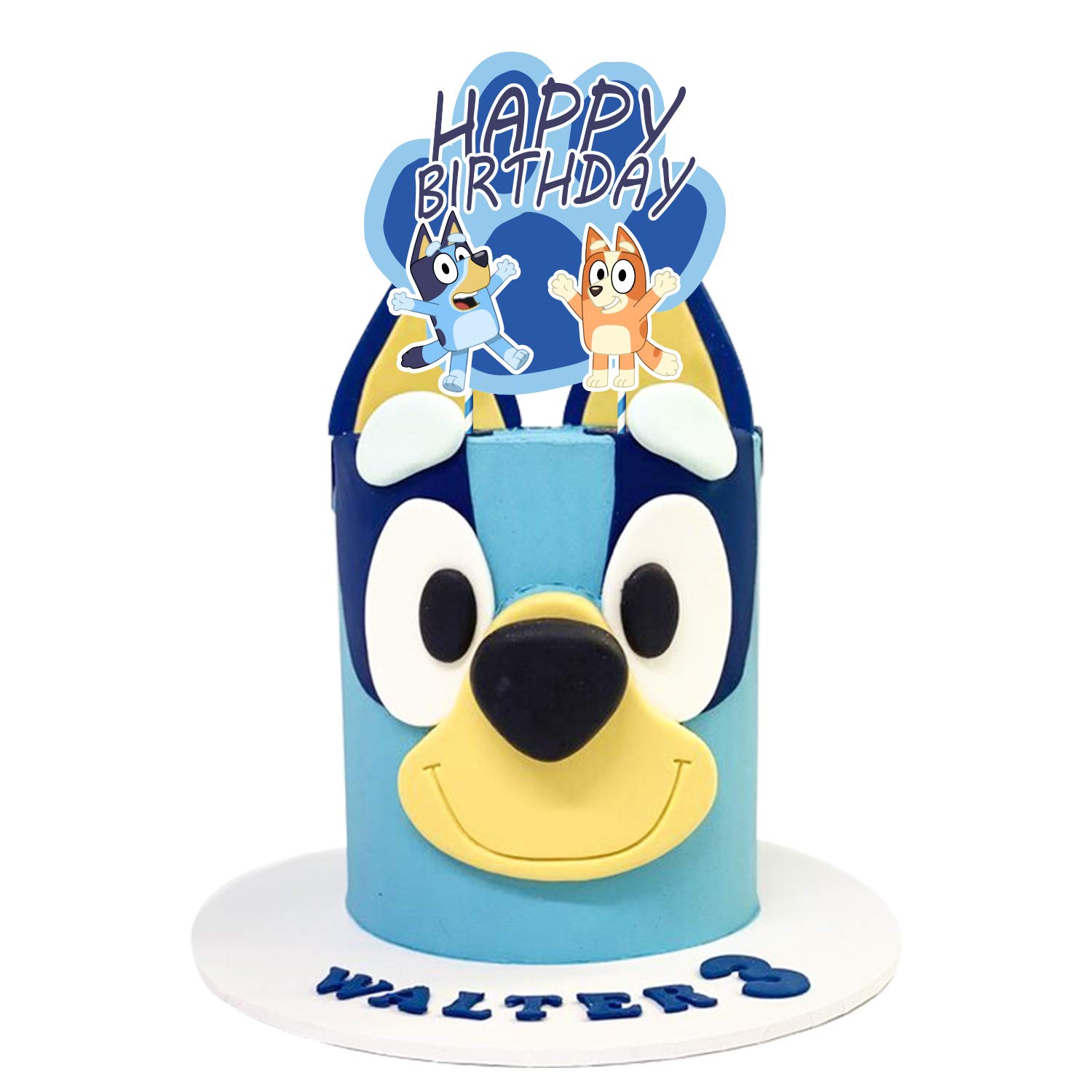 Buy Bluey birthday cake toppers, Bluey birthday party supplies for boys