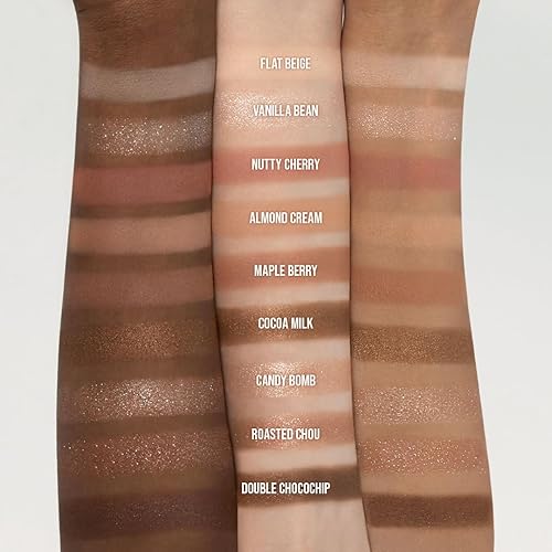 Miniatura 6 de dasique - Paleta de sombras #17Butter Cream, vegano, libre de crueldad, 9tonos combinables en acabados mate suave y brillante con hermosas perlas