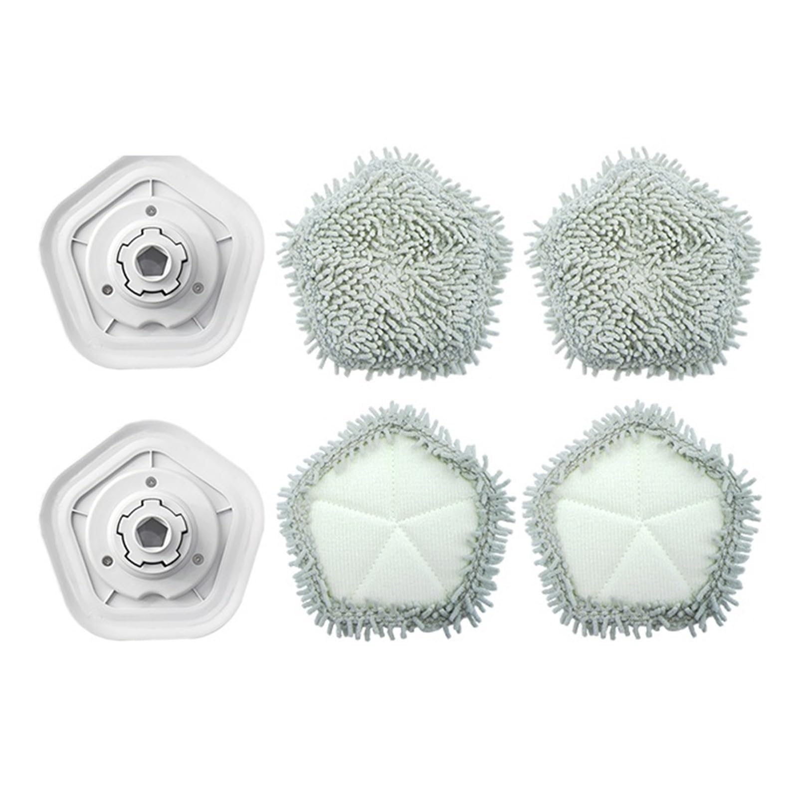 Nedvlajfot Women's A6pcs Mop Cloth Self-Cleaning Robot Vacuum And Mop Accessories，Compatible For Dreame ， W10 & W10 Pro(A6pcs)