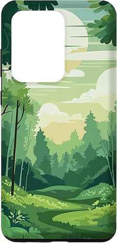 Funda para Galaxy S20 Ultra Forest And Nature Pine Tree Green para mujeres y hombres