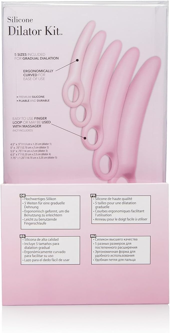 Silicone Dilatador 5 Piezas - 310 gr, Rosa
