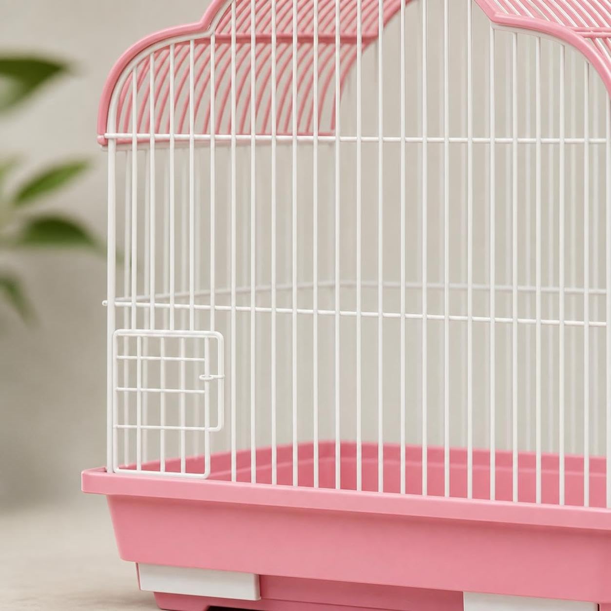 Heim für Wellensittiche groß, Käfig für vögel mit 2 Ebenen, für Vogelpflege, Knuspriges Kaltweiß, Weiß