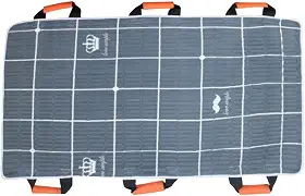 Colchão de posicionamento de cama à prova d'água com alças reforçadas, assistente de auxílio suave para virar lençol de paciente para idosos com, Xadrez