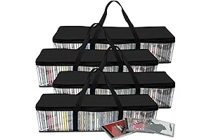 Evelots CD Storage Bags: Safeguard Your Music Collection