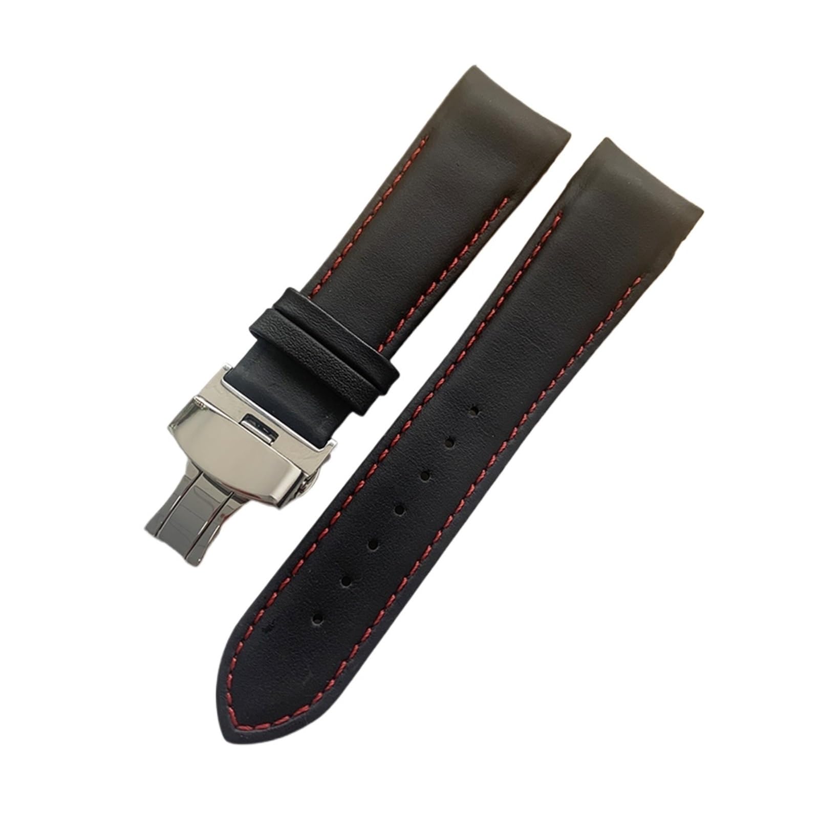 XILILHC Cinturino Con Estremità Curva 22 23 24 Mm Compatibile Con Cinturino T035